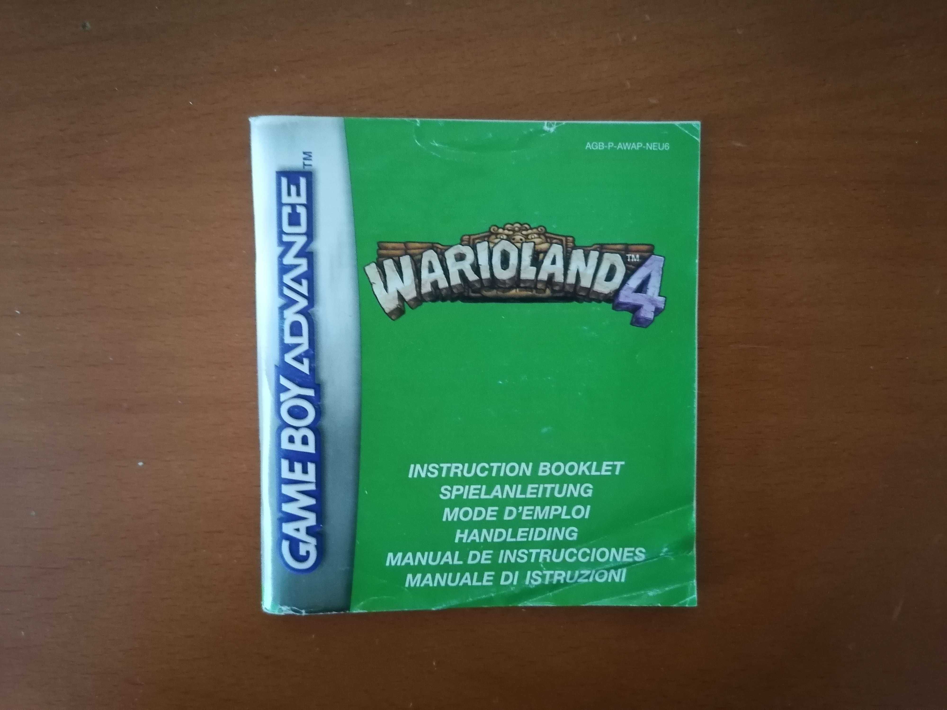 Gameboy Advance Wario Land 4 Jogo Completo Raro Nintendo