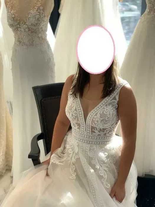 Suknia ślubna boho glam rozmiar 38
