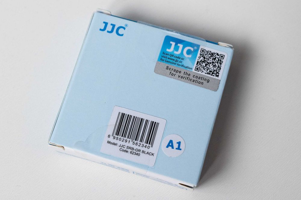 JJC Przycisk spustu migawki SRB srebrno-czarny soft release button