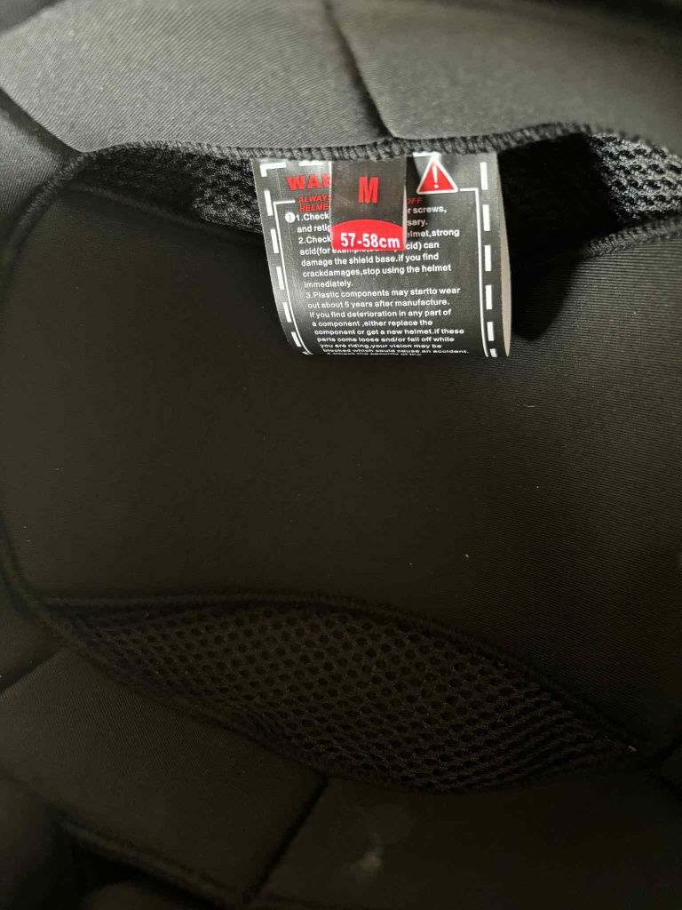 Nowy Kask motocyklowy Vito rozmiar M 57-58cm Mat