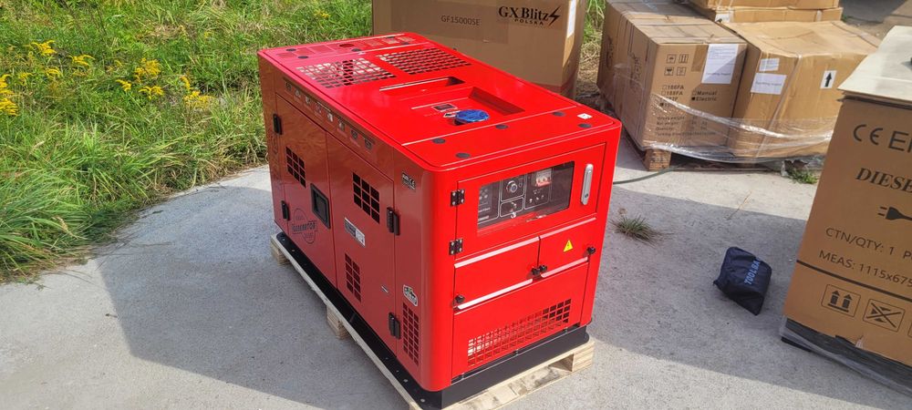 Agregat prądotwórczy diesel 12.5 KVa chłodzony cieczą odpalanie zdalne