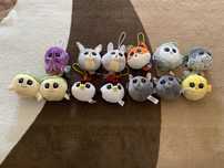 Peluches pingo doce bando do bosque e mar pequenos