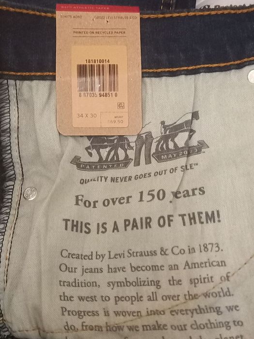 Джинси Levi's 541 р. Л (34×30)