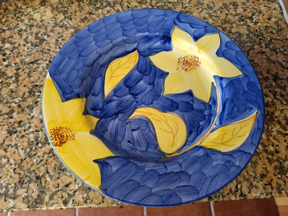 Conjunto 10 pratos ornamentação