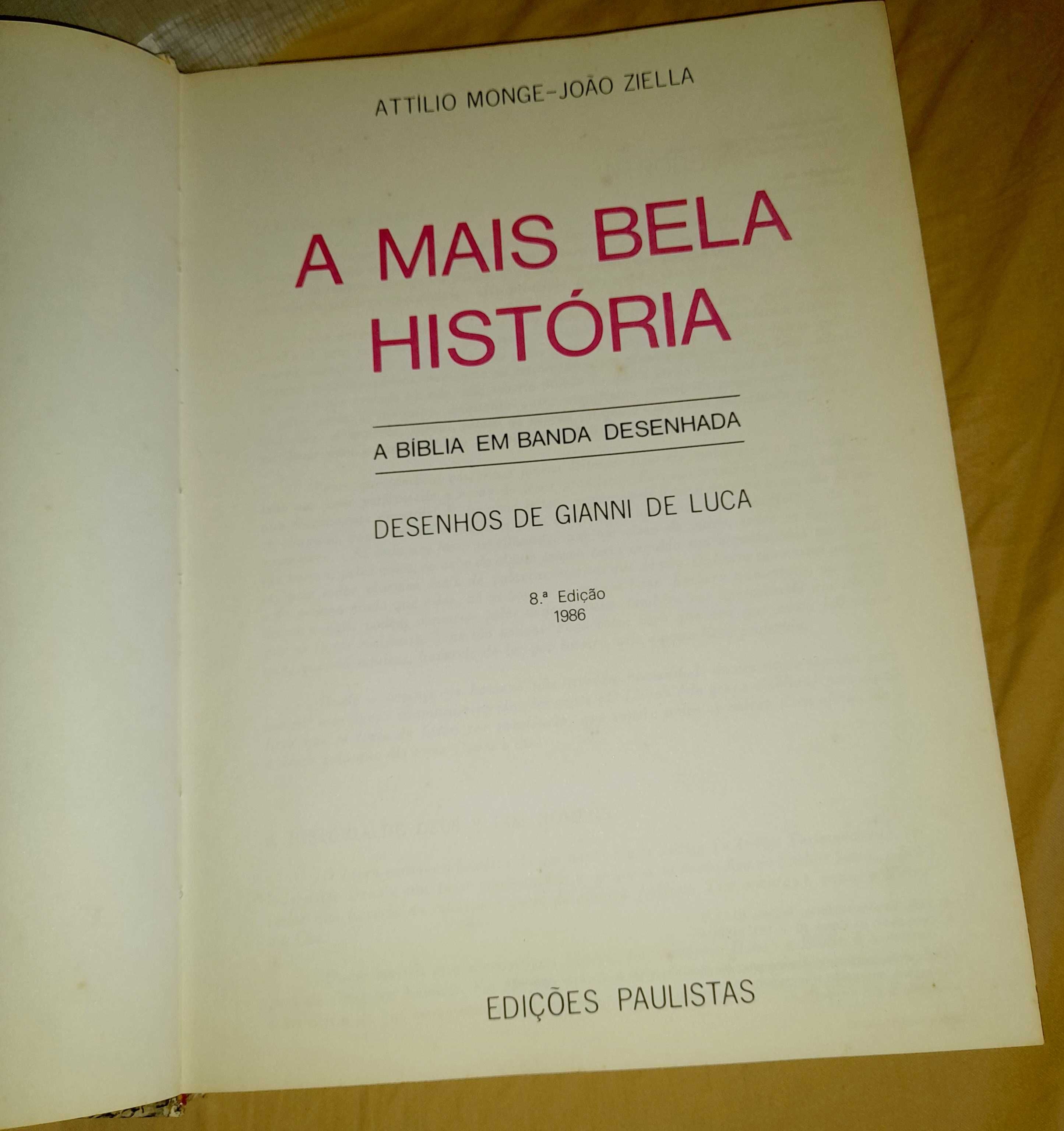 A mais bela história de amor.  A Bíblia em banda desenhada.