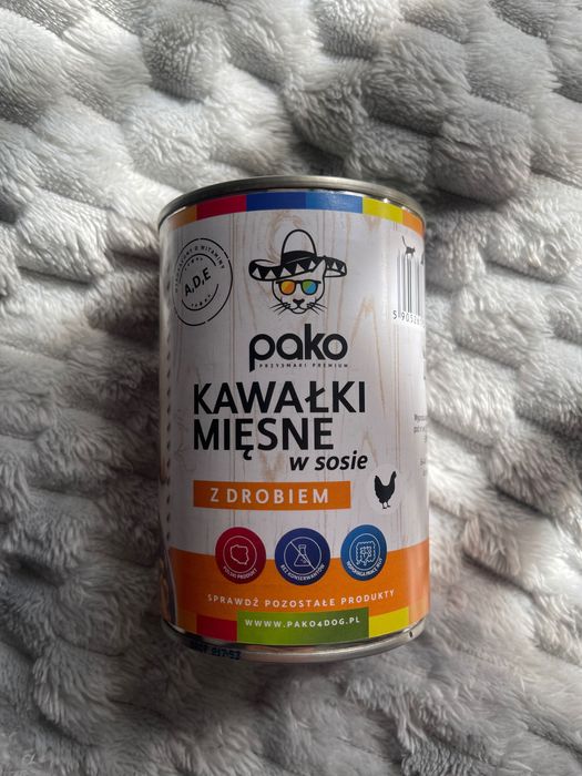 Zestaw 12x PAKO karma mokra puszka dla kota