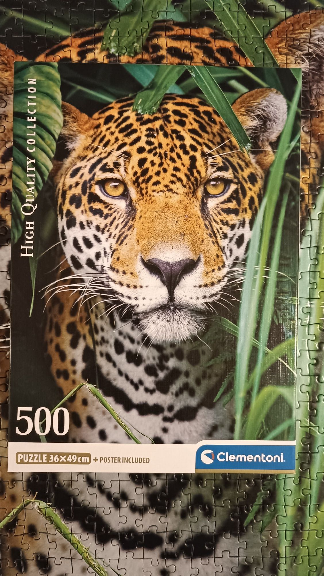 Puzzle 500 elem. Clementoni, Jaguar