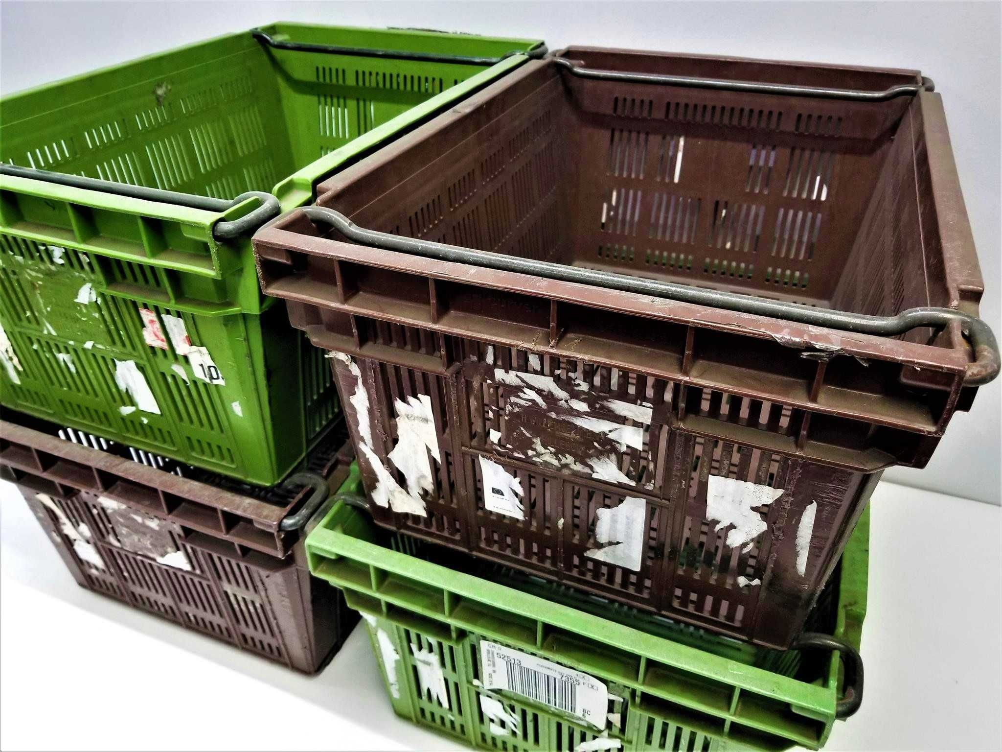 Pojemnik Skrzynka Plastikowa Kosz Box Magazynowy Transportowy Kuweta