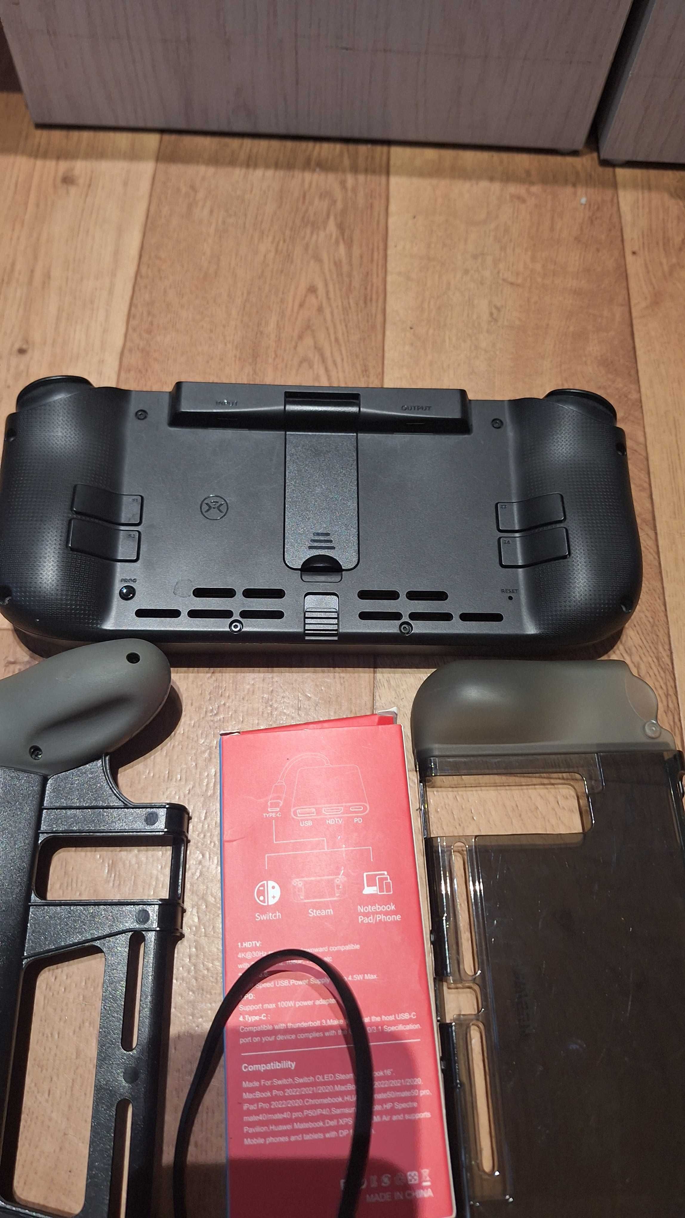 Stacja dokująca konwerter USB-HDMI do Nintendo Switch + akcesoria