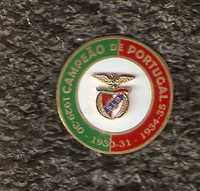 Pins - Emblemas lapela Benfica, Porto, Sporting Campeões Portugal