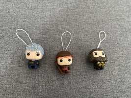 Zestaw 3 figurek Kinder Joy Quidditch Harry Potter Ron, Hagrid, Hooch