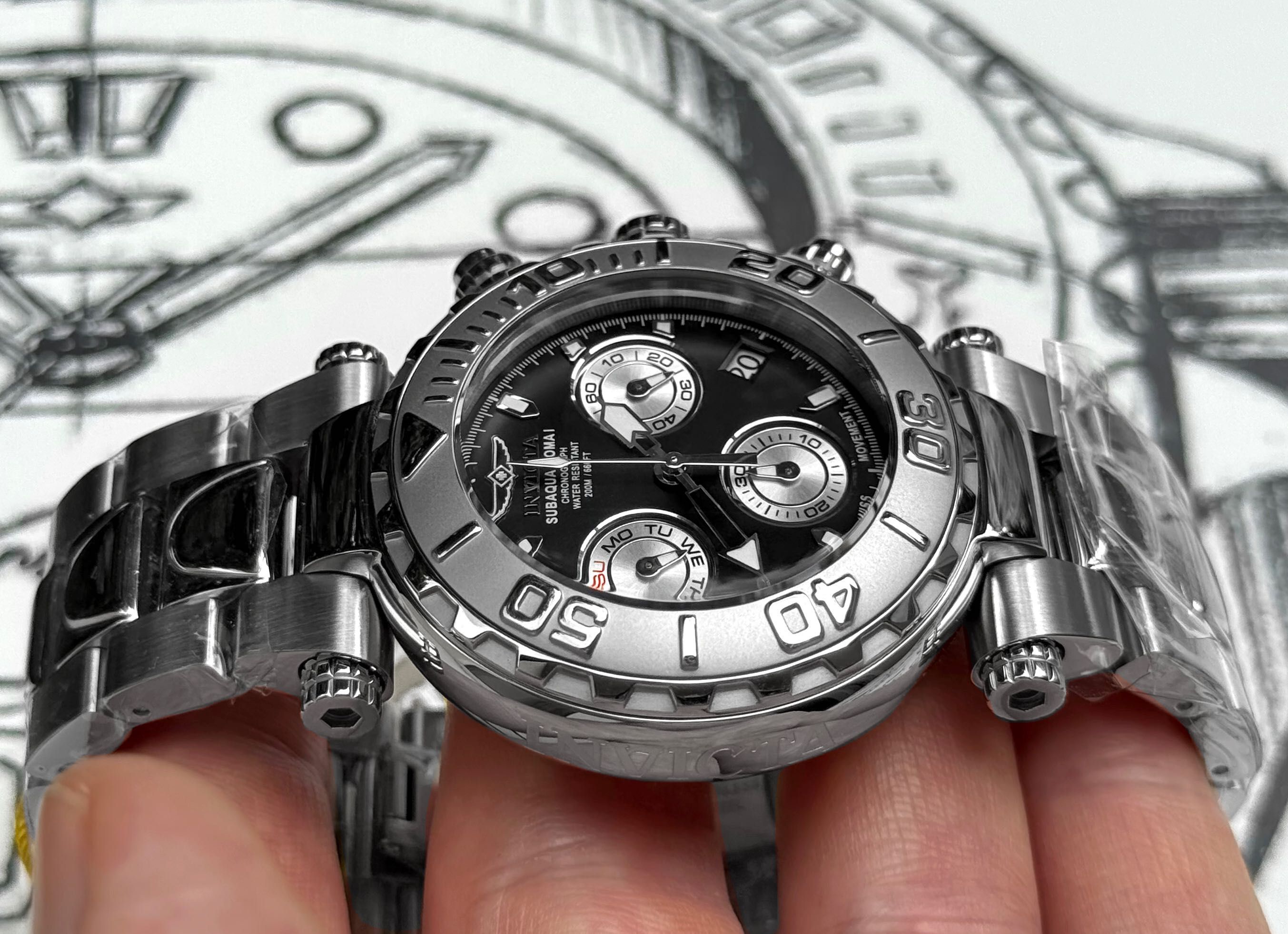 Годинник Invicta 25797 Subaqua Noma I 47 mm. Swiss 200 MT.