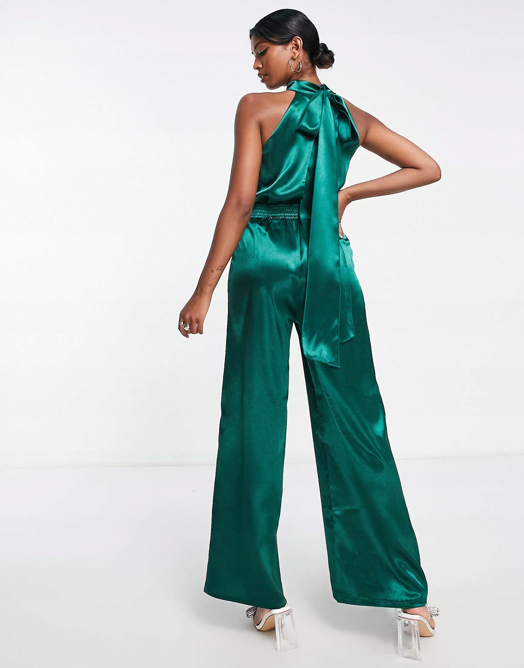 Little Mistress 36 S Kombinezon Emerald Green Stylowy J22401