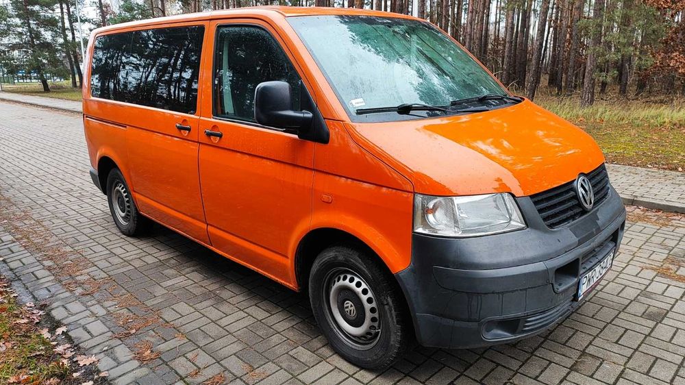 Volkswagen Transporter T5 Brygadówka 9-osobowy 1.9 TDI Sprawny!!!