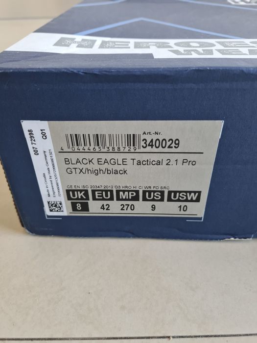 Botas Haix 2.1 Pro GTX - 42 - Novas