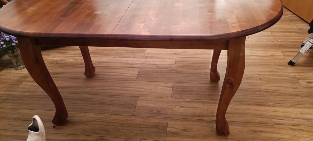 Sprzedam stół drewniany 150x90 +dwie dostawki