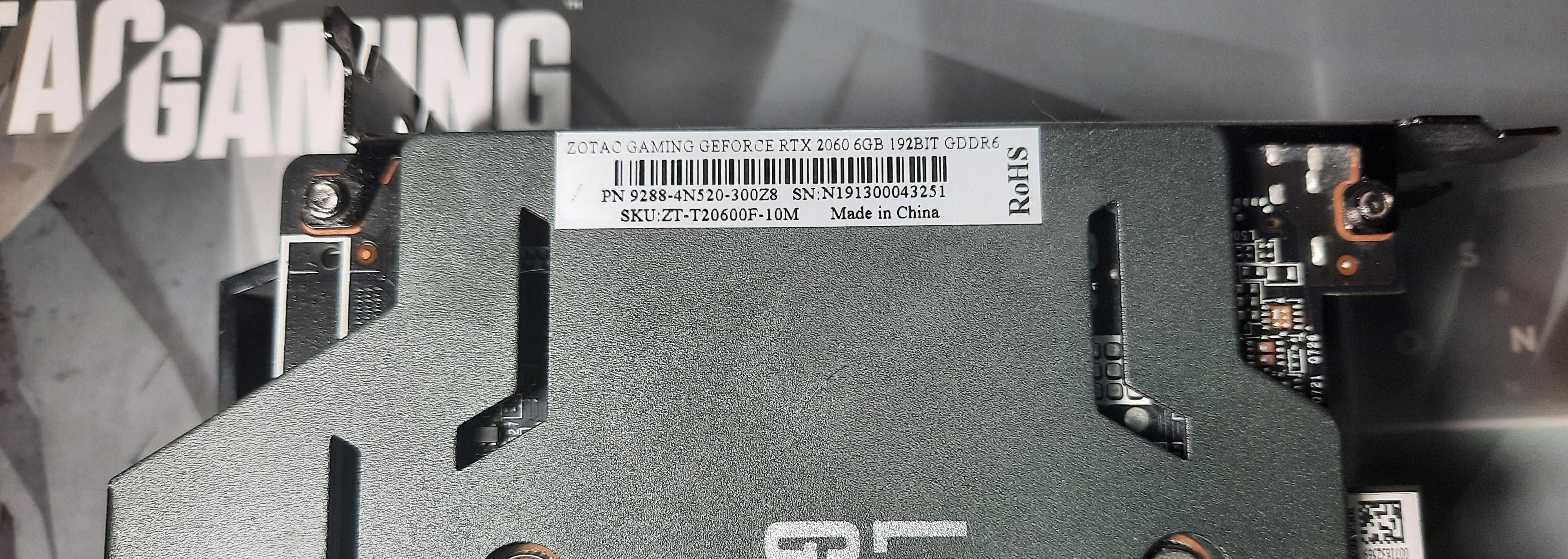 Zotac GeForce RTX 2060 Gaming Twin Fan 6GB GDDR6