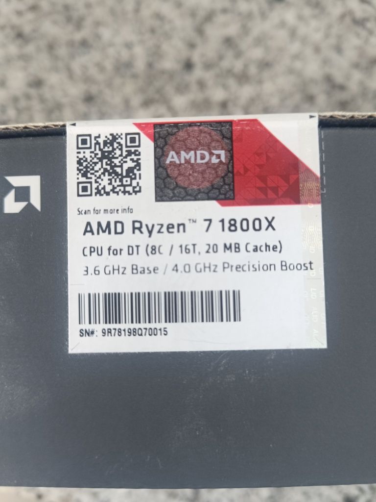 Processador AMD Ryzen 1800x