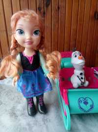 Кукла Анна Олаф сани Disney Frozen Adventure набор