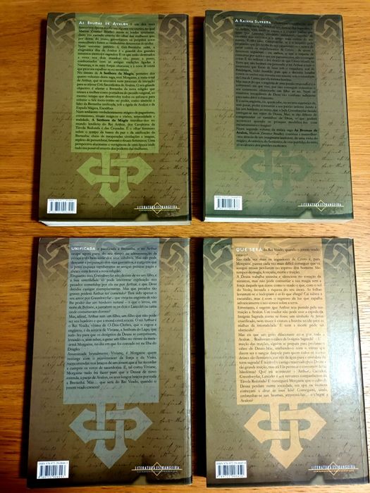 Pack "As Brumas de Avalon" (Marion Zimmer Bradley) - 04 Volumes
