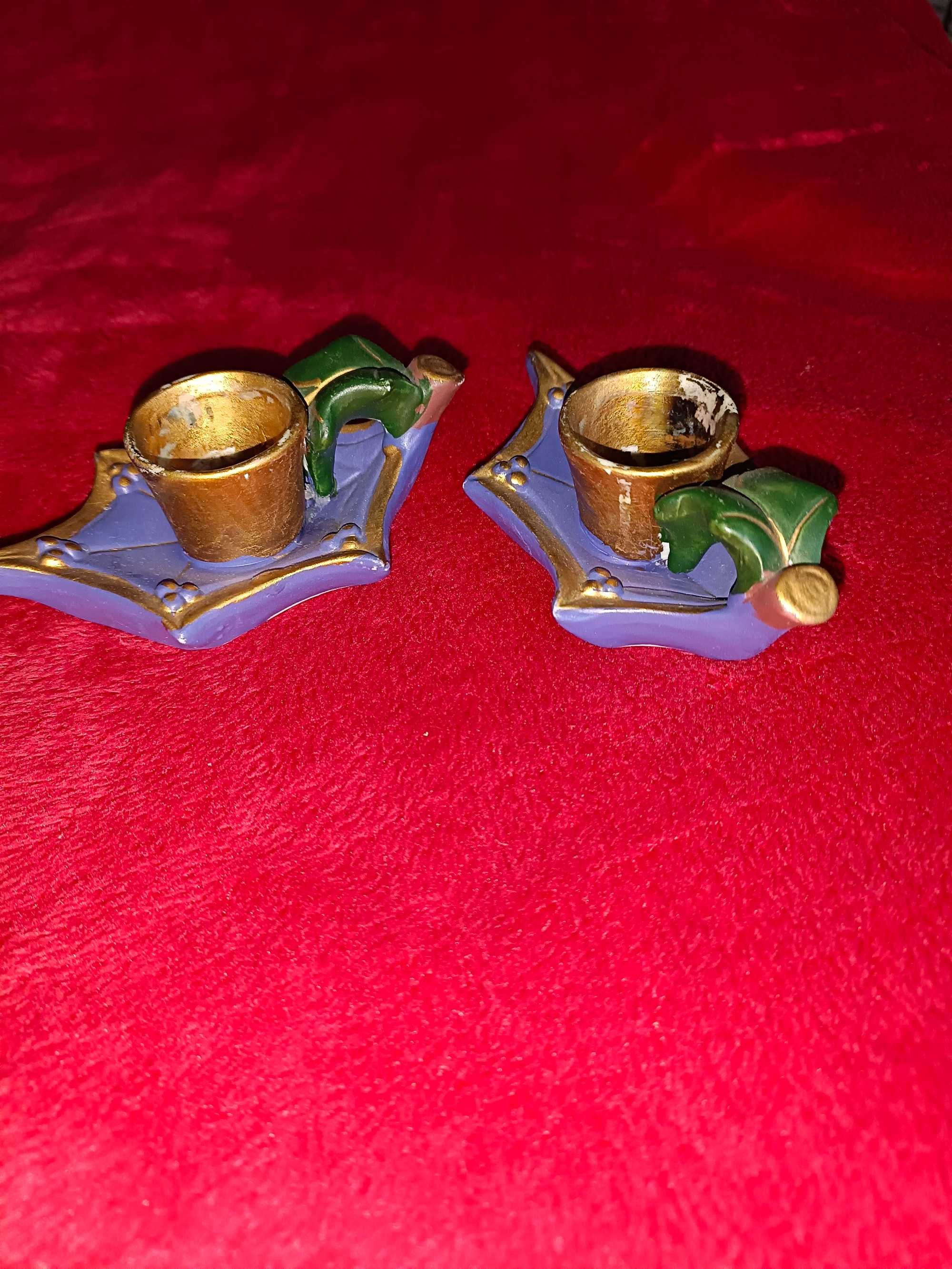 Ceramiczne kaganki na świece