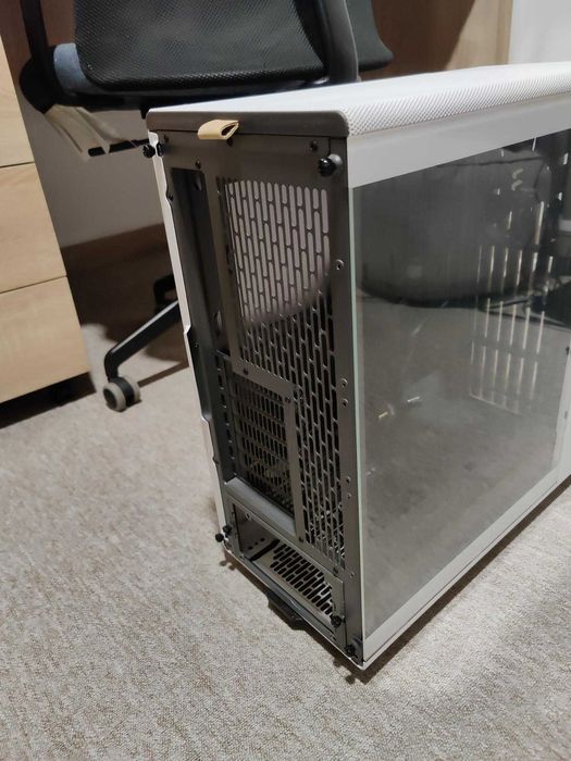 Caixa ATX Fractal Design North Chalk White Tempered Glass