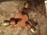 Lampa sufitowa drewniana
