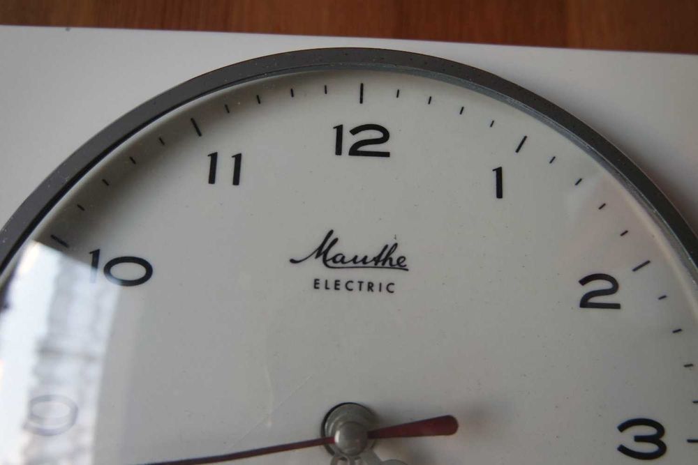Zegar ceramiczny Mauthe retro vintage kuchenny