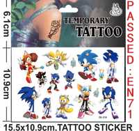 Сонік.Sonic Tattoo.Тату