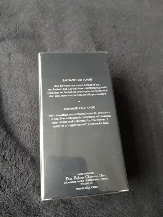 Perfumy Dior Sauvage eau forte