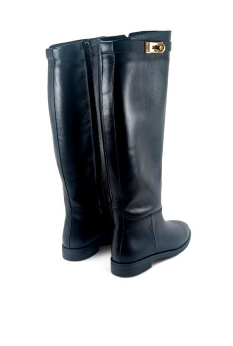 Сапоги кожанные