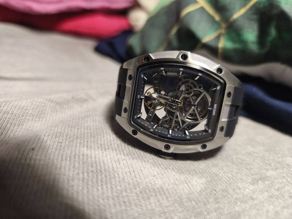 MEGIR Modny Zegarek Mechaniczny Sportowy dla Mężczyzn Automatyczny Sam