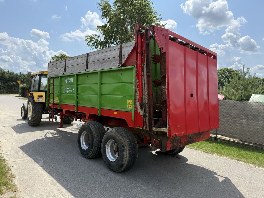 Rozrzutnik obornika Unia Tytan 8 PLUS 8-10 ton zamiana za prase sipma