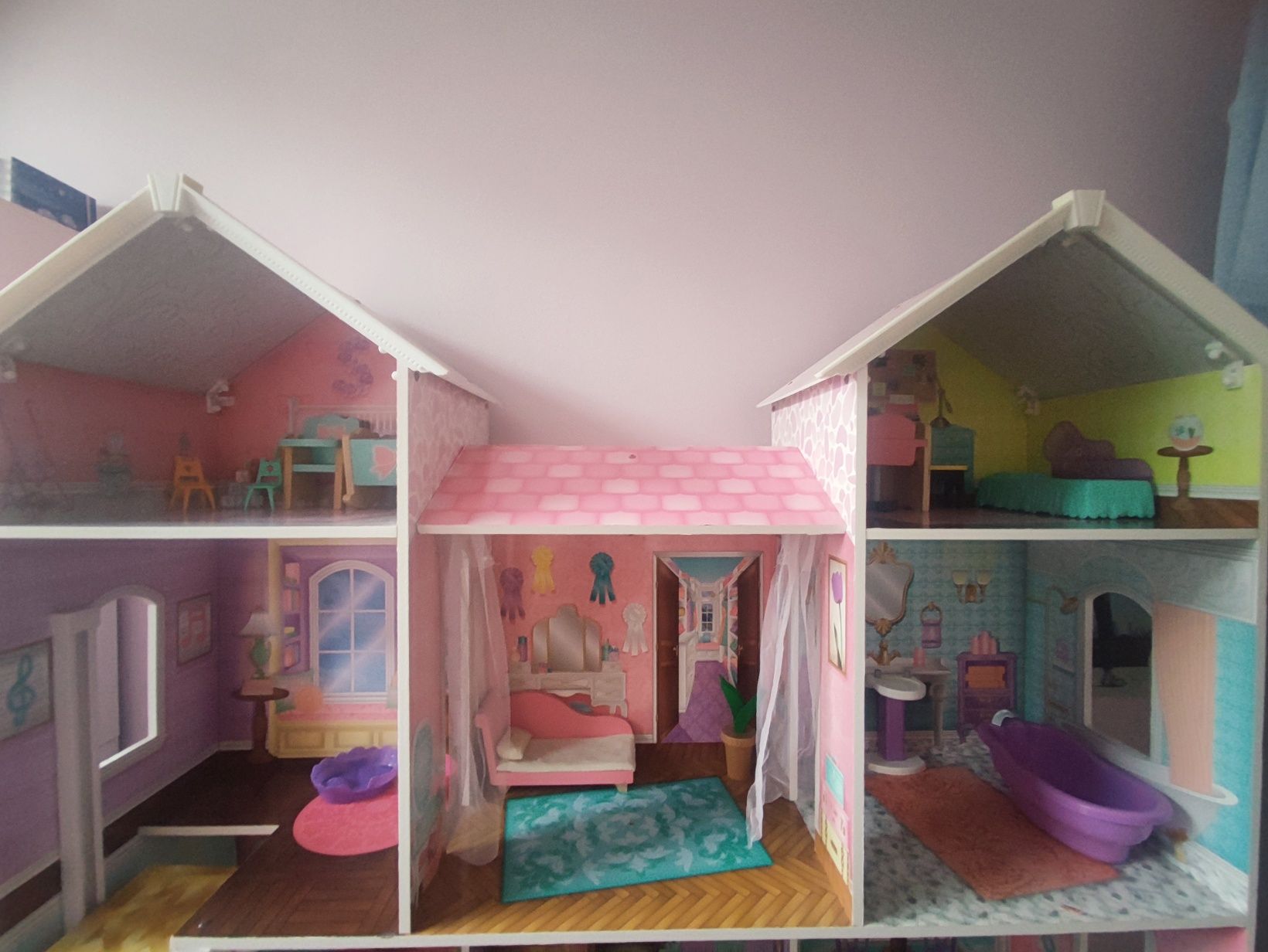 Duży domek dla lalek Barbie