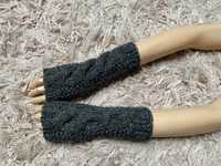 Mitenki rękawiczki bez palców rękodzieło