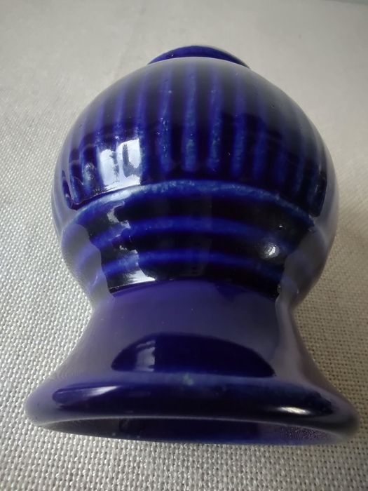 Ceramika Bolesławiec Wolanin cukiernica wazonik kobalt kolekcja PRL