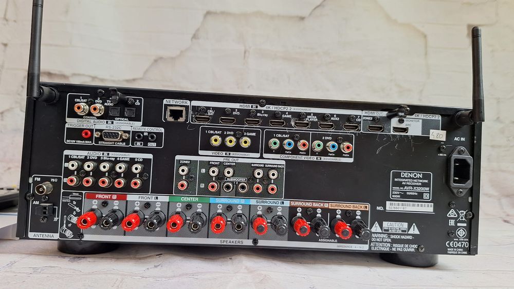 7.2 Denon AVR-3200 Wifi BT spotify net radio 4k ARC