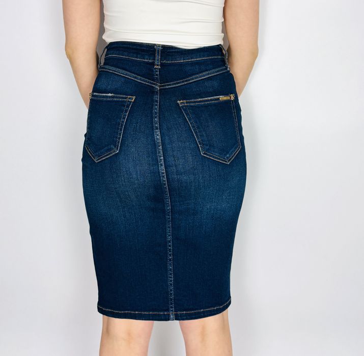 Jeansowa spódnica ołówkowa XXS 32 River Island