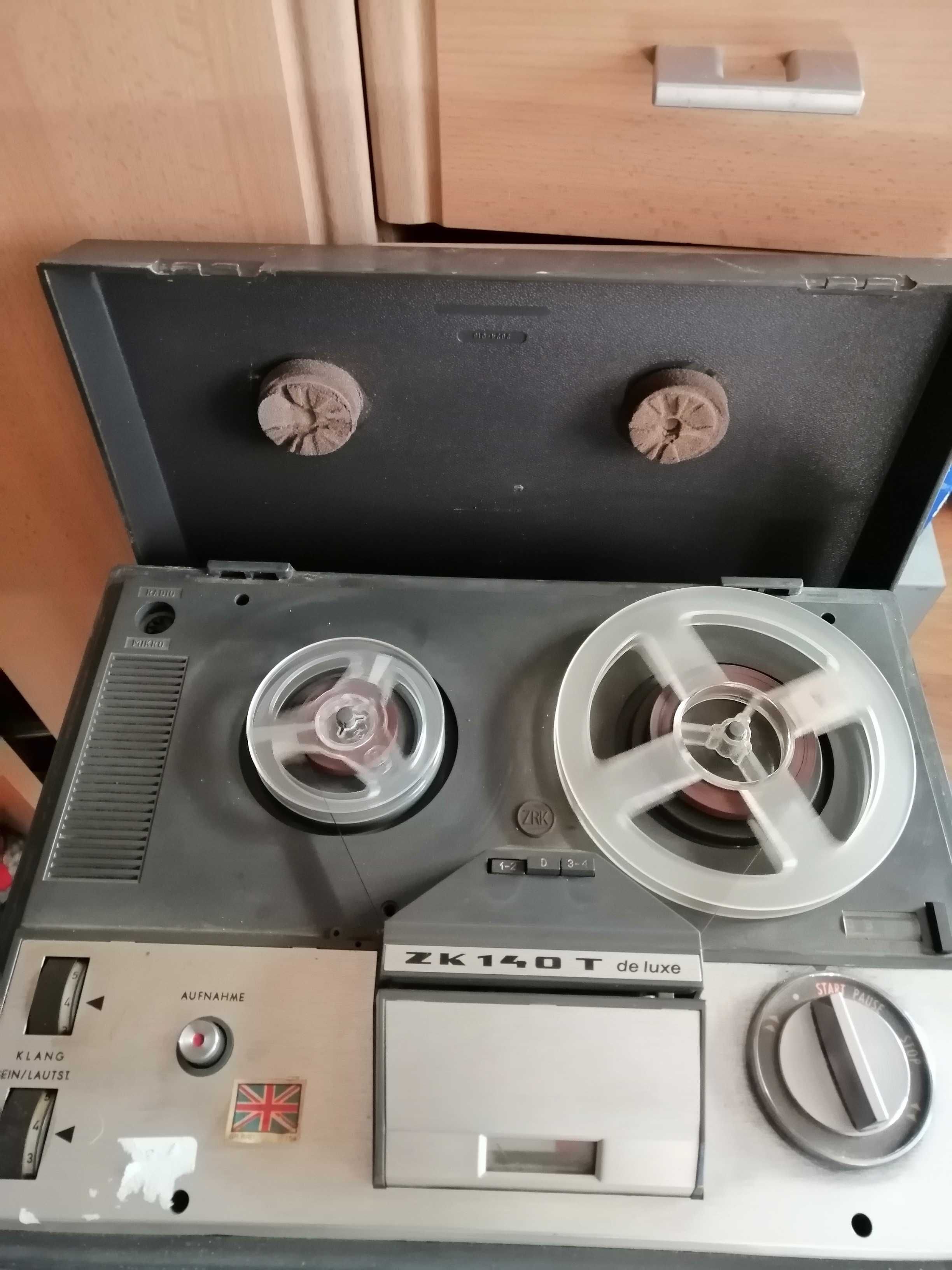 magnetofon szpulowy UNITRA ZK 140 T de luxe wersja eksportowa