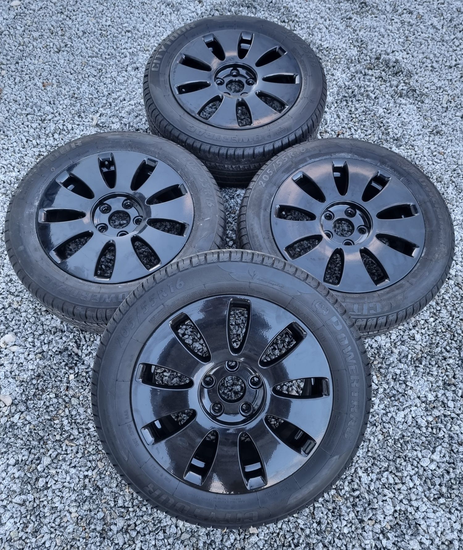 Koła Felgi 16 cali, 5x112 Opony Letnie 205/55/16. Audi,vw,skoda,seat