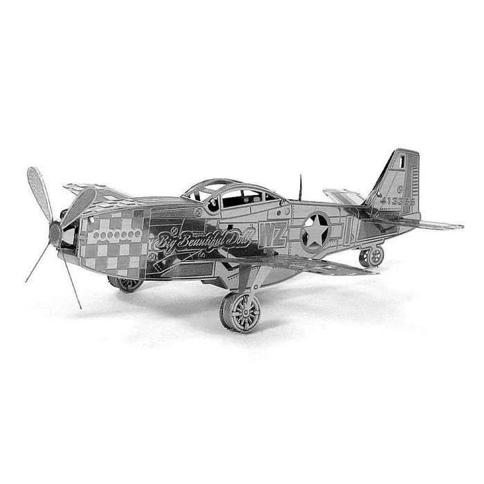 Металевий 3D-пазл Mustang Р-51