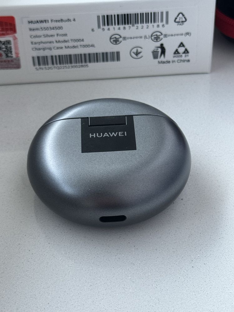 Sluchawki Huawei FreeBuds 4 ANC BT 5.2 Qi