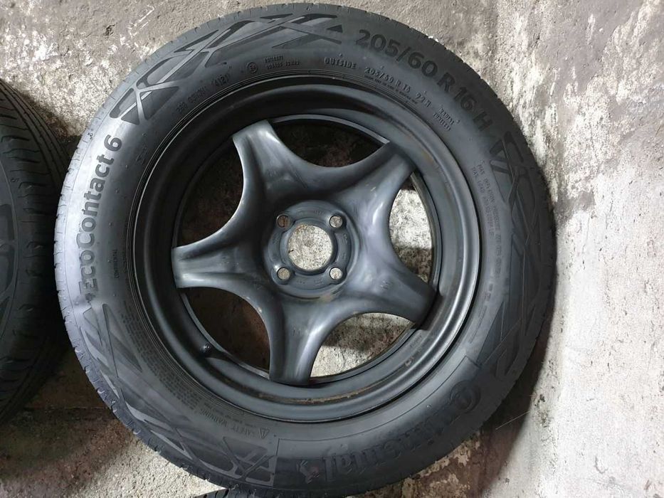 Felgi strukturalne Dacia Renault R16 4x100 opony lato 205/60R16 6mm