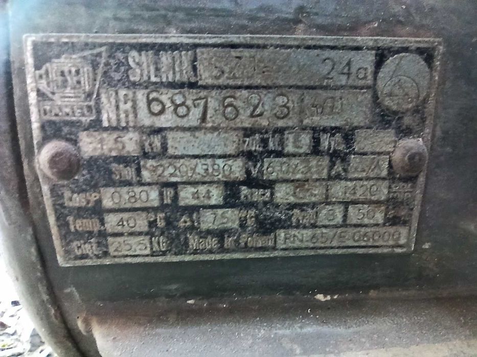 Silnik elektryczny 1,5kW 1420 obr/min 3fazowy Tamel SZJe 24a