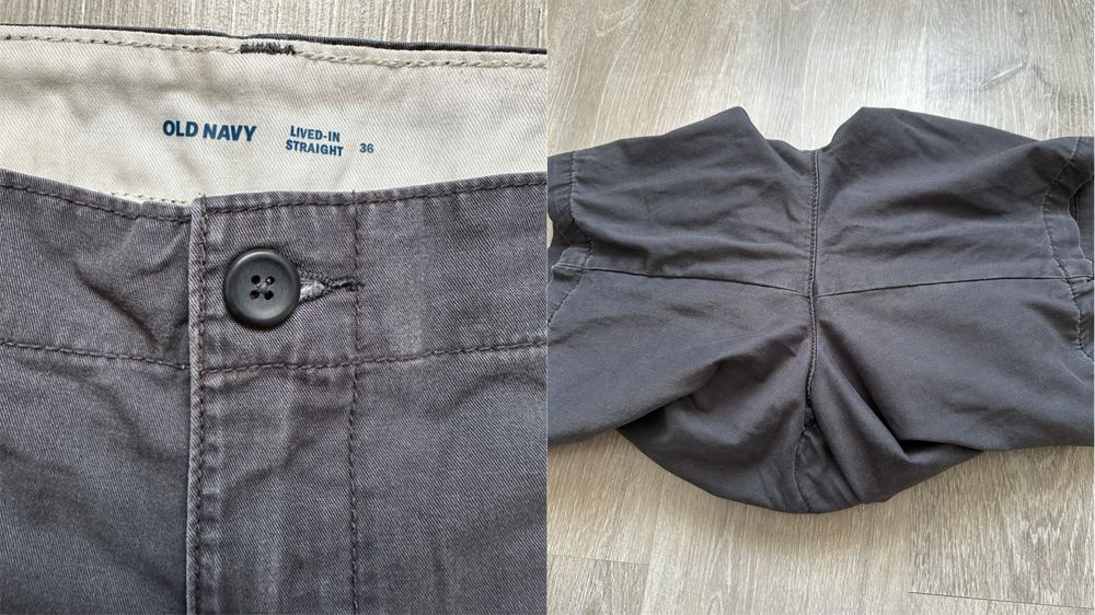 3 пары мужских шорт Old Navy (Straight), размер 36, чоловічі шорти