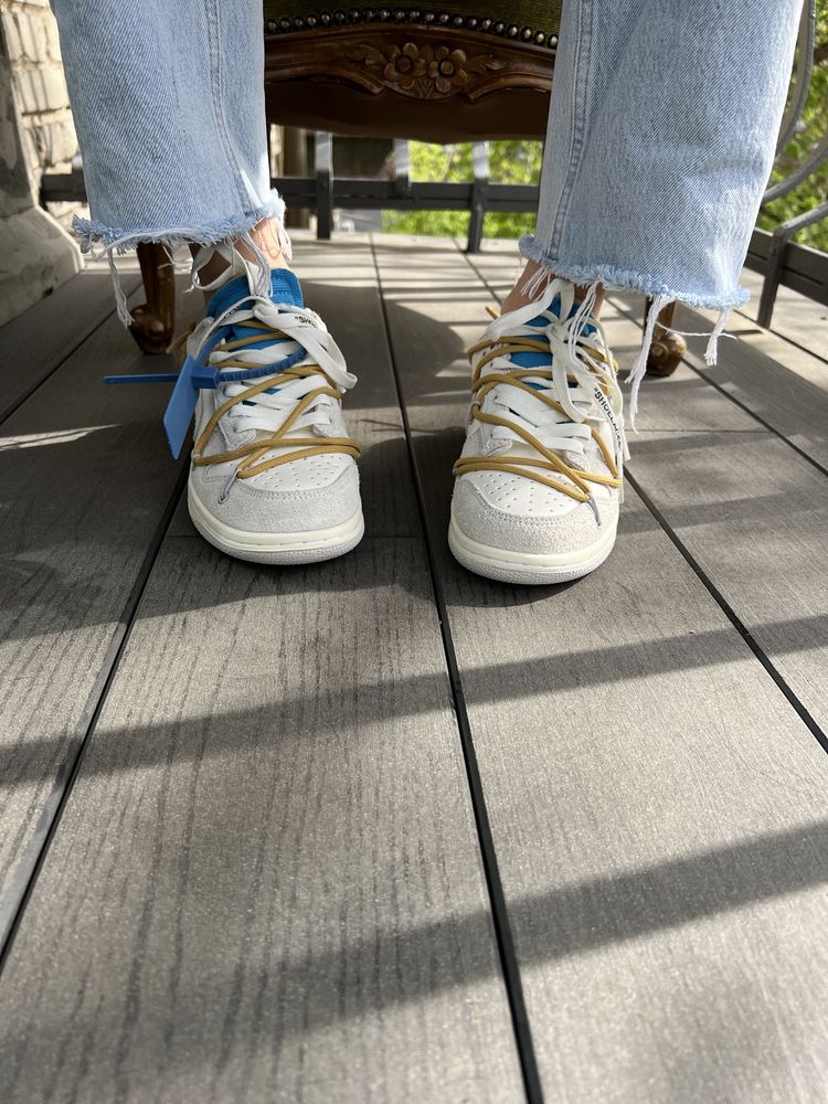 Nike SB Dunk Low Off White Light Grey