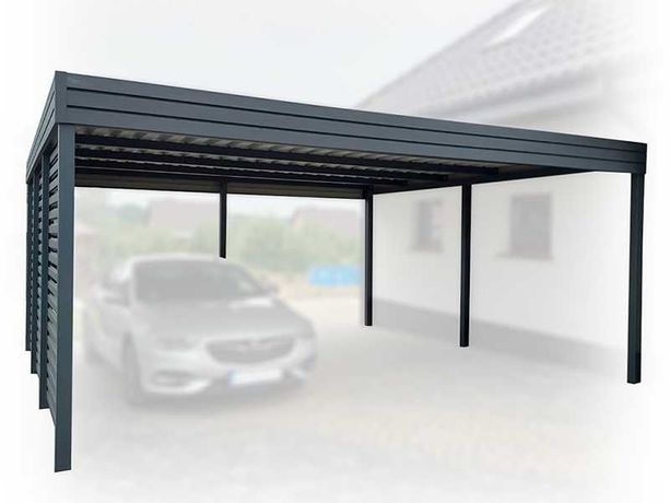 Stalowy Carport 6x6 Wiata Garażowa 1m² Altana Zadaszenie Garaż