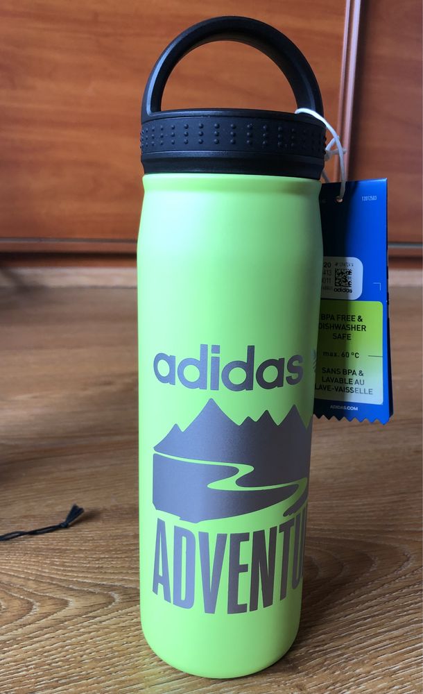 Termos bidon Adidas Originals 800ml metal pistacjowy VITKAC