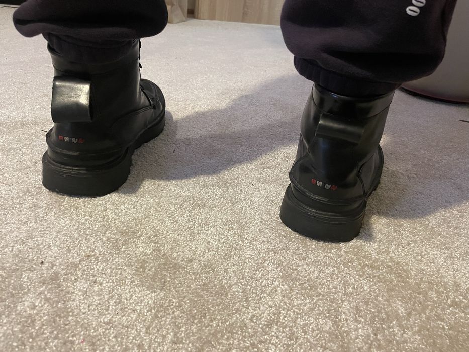 Napapijri buty meskie trzewiki czarne skorzane