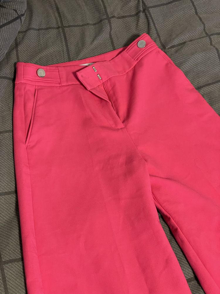 Жіночі рожеві штани кльош M&S